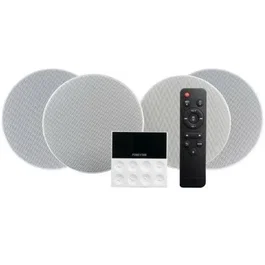 Fonestar KS-WALL 4 Altavoces de Pared Amplificados Bluetooth USB FM AUX - Sistema 4 Altavoces